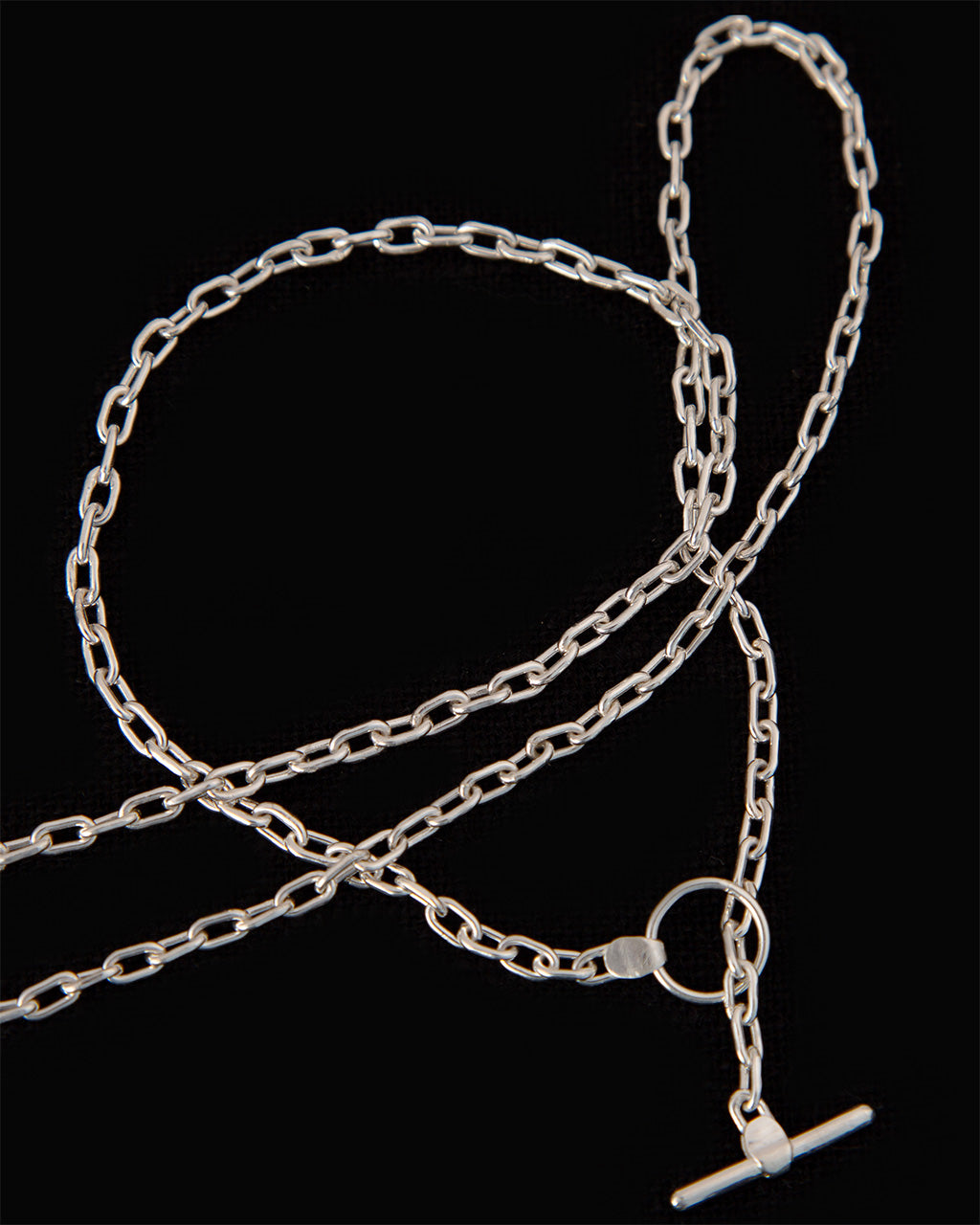 Cable Necklace in Silver