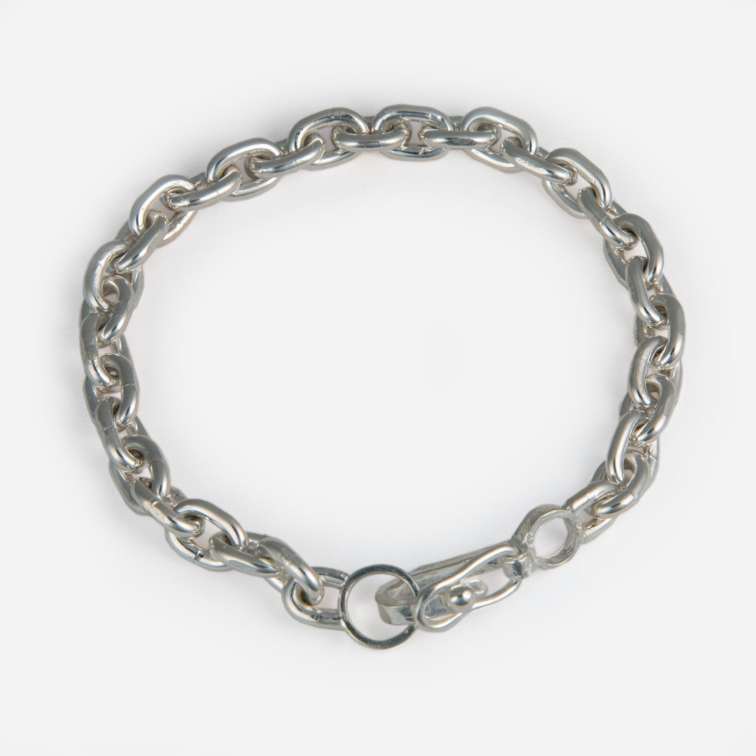 Cable Bracelet in Silver